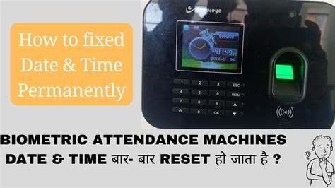 How To Resolve Date And Time In Secureye Biometric Machine Biometric Attendance System Youtube