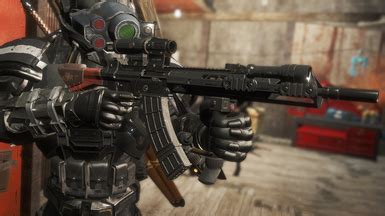 QBZ 191 QBU 191 And Nightmare Addon Weapon Replacers At Fallout 4