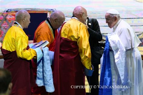 Apostolic Journey To Mongolia Ecumenical And Interreligious Meeting