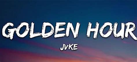 Golden Hour - JVKE (Lyrics) - One News Page VIDEO