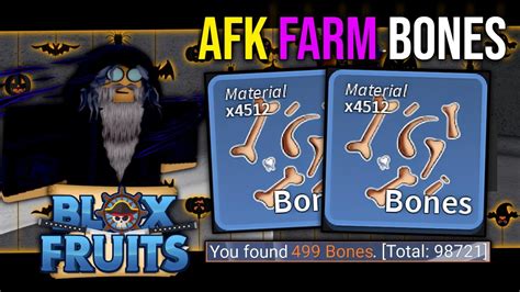 How To AFK Farm BONES Blox Fruits UPDATE 20 YouTube