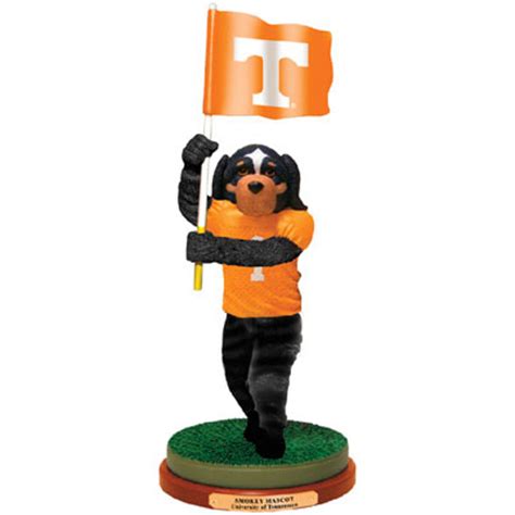 Tennessee Vols NCAA College Flag Holding Mascot Figurine