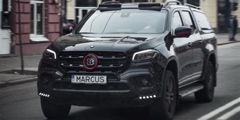 Редкий пикап Mercedes X Class от Brabus засветился в Украине Новини світових тюнінг ательє