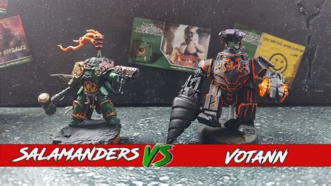 Salamanders Space Marines V Votann 10th Edition Warhammer 40k Battle