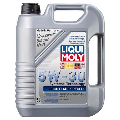 Huile Moteur Liqui Moly LEICHTLAUF SPECIAL 5W 30 5 Litres Jerrycans