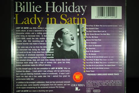 Billie Holiday Lady In Satin