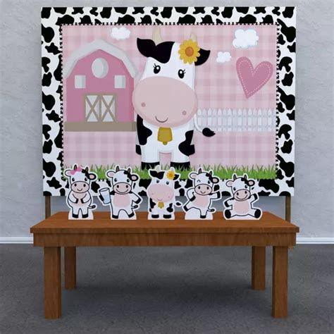 Kit De Decoraci N Para Fiestas Infantiles Cow Vaquinha P Mercadolibre