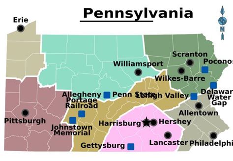 Free Images - pennsylvania regions map svg