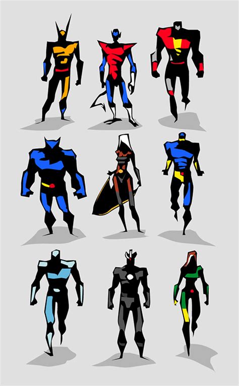 Marvel dc Motu Vector sketches :: Behance