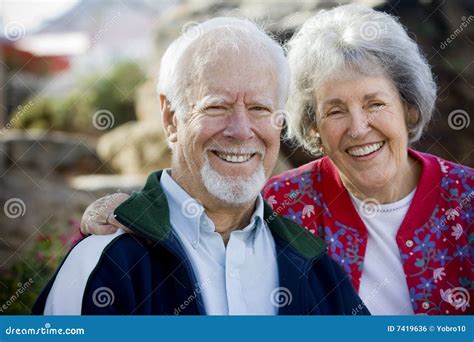 Senior Couple Smiling Royalty Free Stock Image Image 7419636