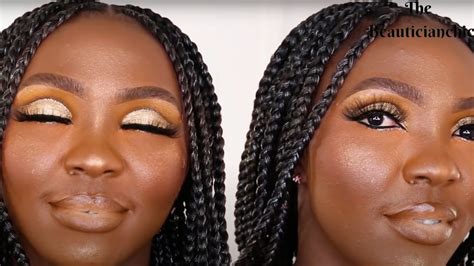 Omg😳must Watch 👆cut Crease Makeup👆wow😍 Hair And Makeup Transformation 💄 Knotless Braids Youtube