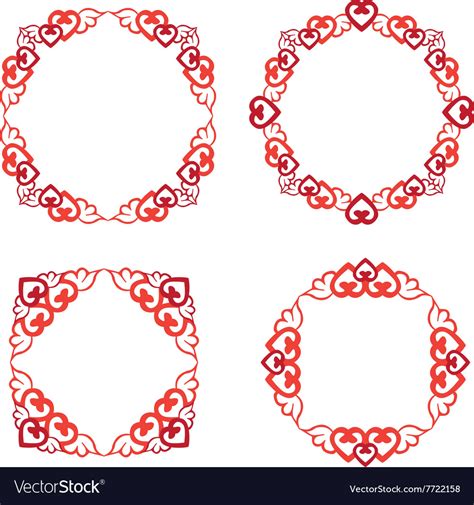 Heart frame Royalty Free Vector Image - VectorStock