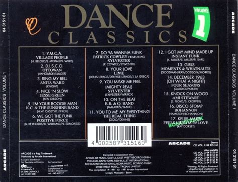 Dance Classics Samplerinfos De