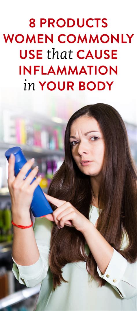 8 Products Women Commonly Use That Cause Inflammation In Your Body Health Tips Health And