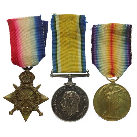 Ww Star Medal Trio Pte J Caldicott Manchester Regiment