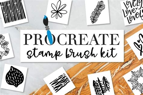 10 Procreate Stamp Brushes The Font Bundles Blog