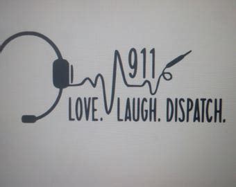 911 dispatcher decal | Etsy