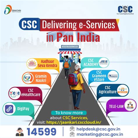 Csc Poster Banner Download All Services Bennar Pdf Csc Vle Society