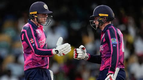 T World Cup Scotland Emerge Triumphant Against Namibia Win By