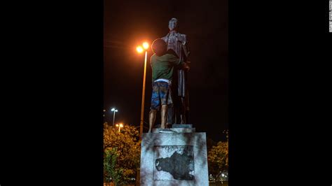 Artist In Brazil Blindfolds Statues Amid Corruption