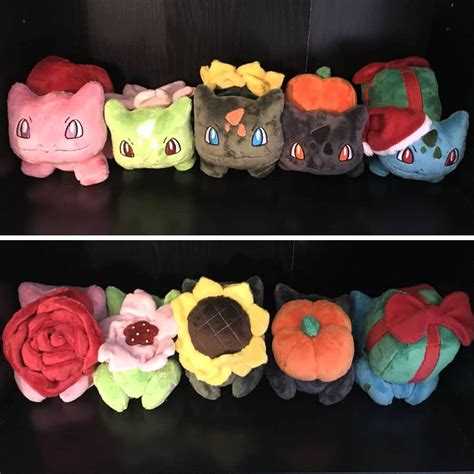 Seasonal Bulbasaur Plushies - Shut Up And Take My Yen