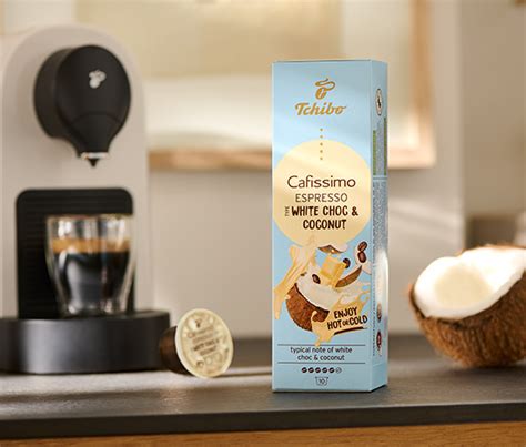 Cafissimo Flavoured Espresso White Choc Coconut Kapsu Ek