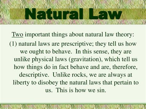 Ppt Natural Law Powerpoint Presentation Free Download Id1702670