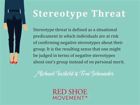 5 Easy Ways To Eliminate Stereotype Threat Red Shoe Movement