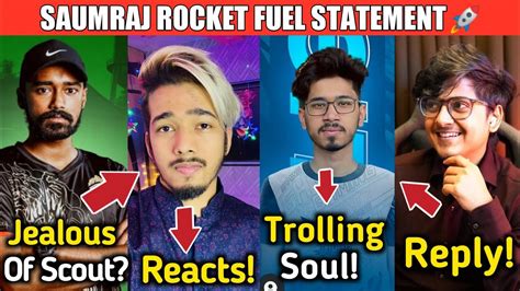 NEYOO JEALOUS OF SCOUT SCOUT REACTS SAUMRAJ TROLL SOUL MORTAL