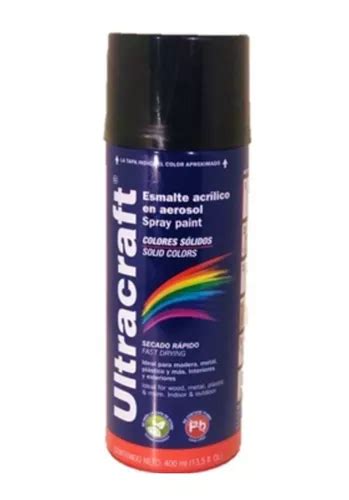 Caja 12unds Pintura Spray 400ml Ultracraft Colores Sólidos Cuotas sin