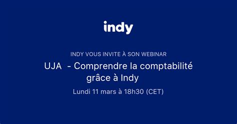 UJA Comprendre la comptabilité grâce à Indy Indy