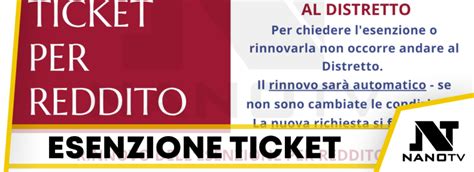 Esenzione Ticket Per Reddito Dal Aprile Non Occorre Andare Al