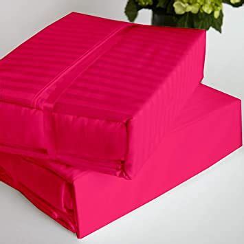 Hot Pink Striped Sheet Sets Cotton Striped Bedding Sheets Pink Bed Sheets Striped Sheets