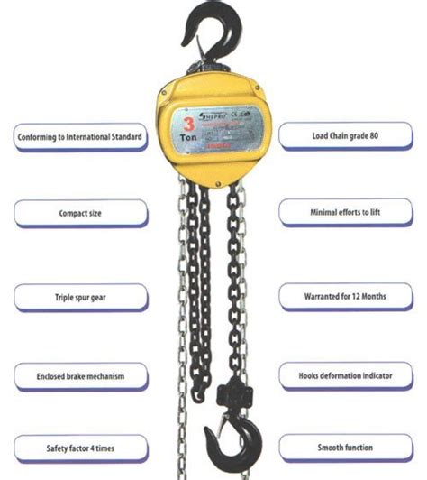 Ferreterro Chain Pulley Block 2 TON 6 MTR At Rs 10650 Chain Pulley