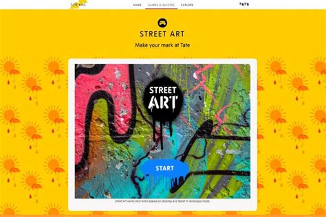 Virtual Street Art Games : Tate Kids Street Art