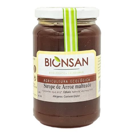 Sirope Arroz Malteado Ecológico 500gr Bionsan