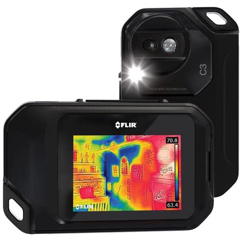 FLIR C3 Compact Thermal Imaging Inspection Camera With Wi Fi Black