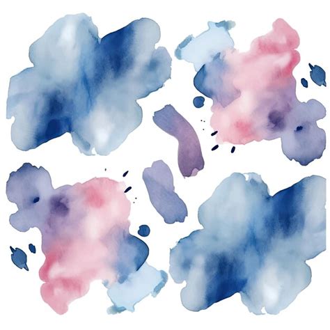 Premium Vector Colorful Abstract Watercolor Stain Vector