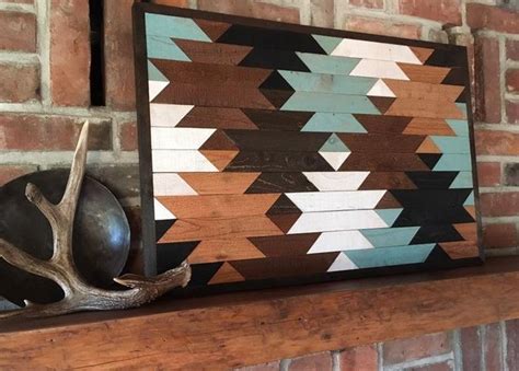 SOUTHWEST TAPESTRY Reclaimed Wood Wall Art Southwest Wood Etsy Canada