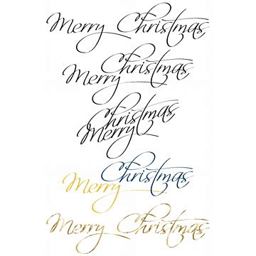 Merry Christmas Calligraphy Vector Art PNG, Creative Merry Christmas ...