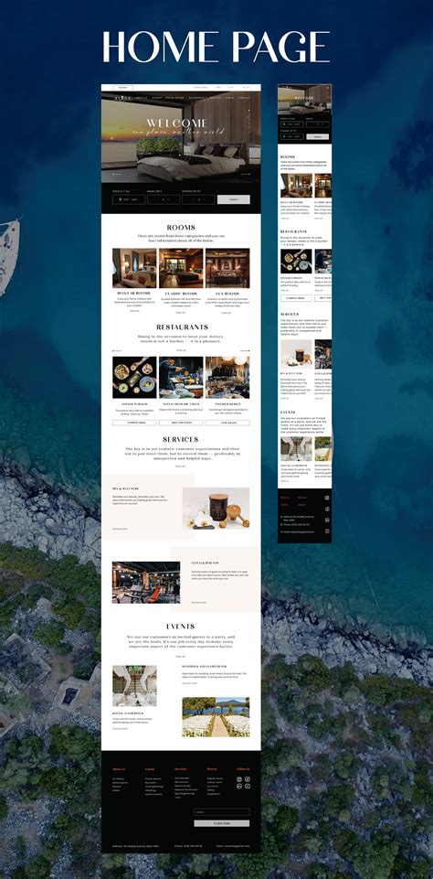 HOTEL WEBSITE DESIGN :: Behance