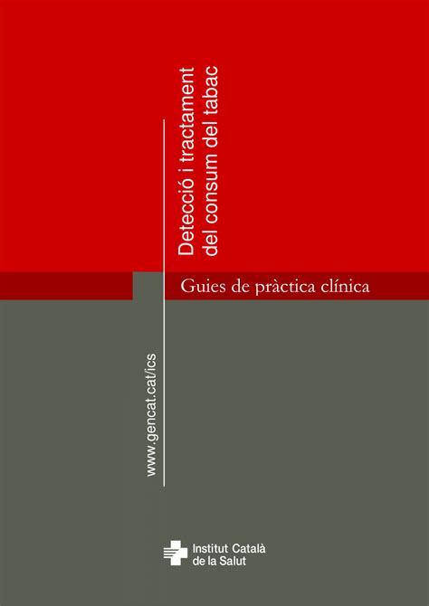 PDF Detecció i tractament del consum de tabac Guies de pràctica