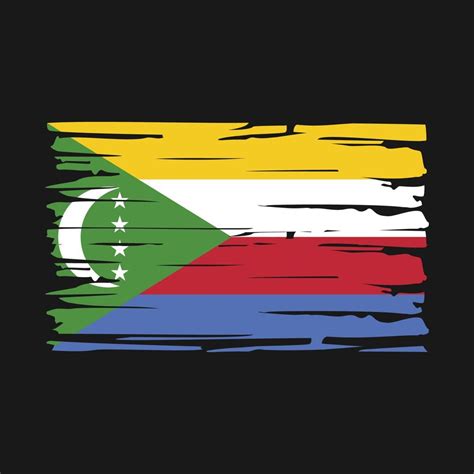 Comoros Flag Brush 20309723 Vector Art at Vecteezy