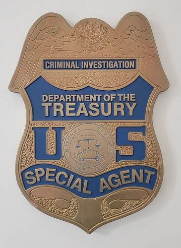 Us Dept Of The Treasury Special Agent Badge Rwcar4 Flickr