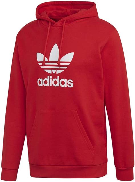 Adidas Originals Trefoil Hoodie Sweatshirt Pull à Capuche Lush Red M