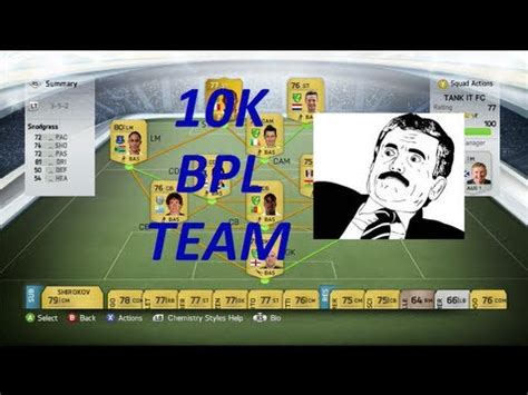 Fifa Ultimate Team Cheap K Bpl Team Youtube