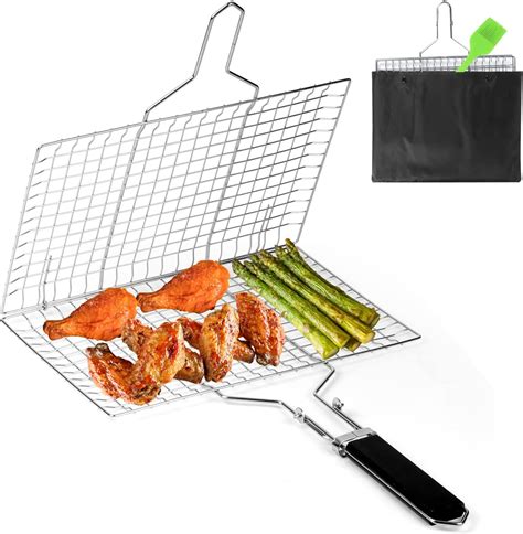 Amazon Rolling Grilling Baskets For Outdoor Grilling Pcs Grill