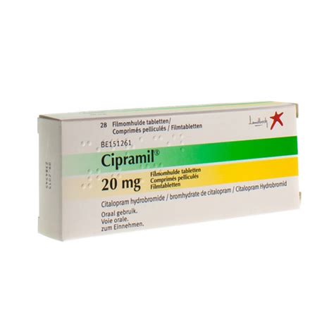 CIPRAMIL COMP SEC 28 X 20 MG Apotheek Kestens