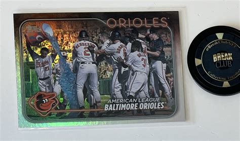 Baltimore Orioles Team Card Rainbow Foil