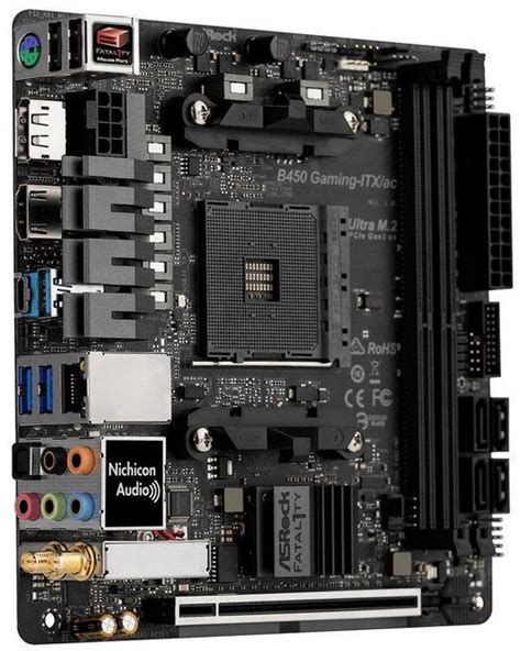 Материнская плата ASRock Fatal1ty B450 Gaming-ITX/AC раскрыла новые ...